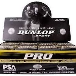 Dunlop Pro (High Altitude) (Green Dot) Squash Ball BOX (12-Balls)