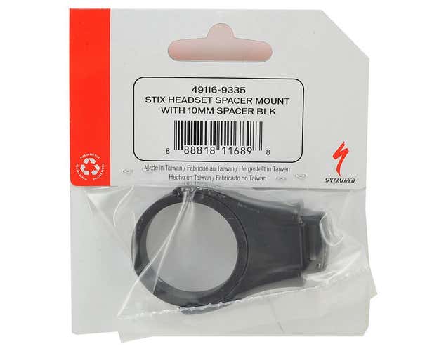 Specialized Stix Headset Spacer Mount with 10 mm Spacer Black