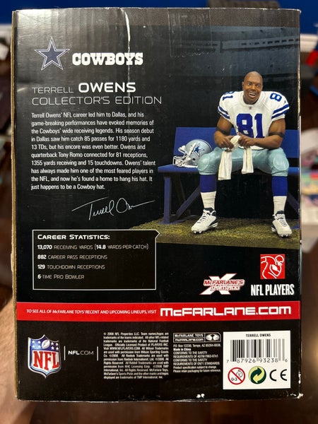 NFL Collector's Edition Terrell Owens Figure Box Set