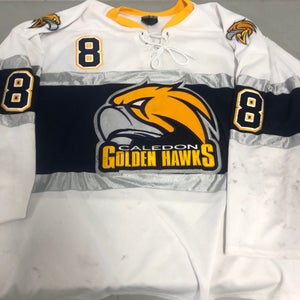 Caledon Golden Hawks XL game jersey #8