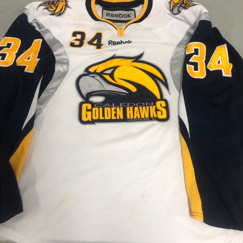 Caledon Golden Hawks XL game jersey #34