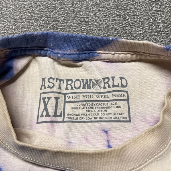 2019 Travis Scott Astroworld Tour T-Shirt Size L