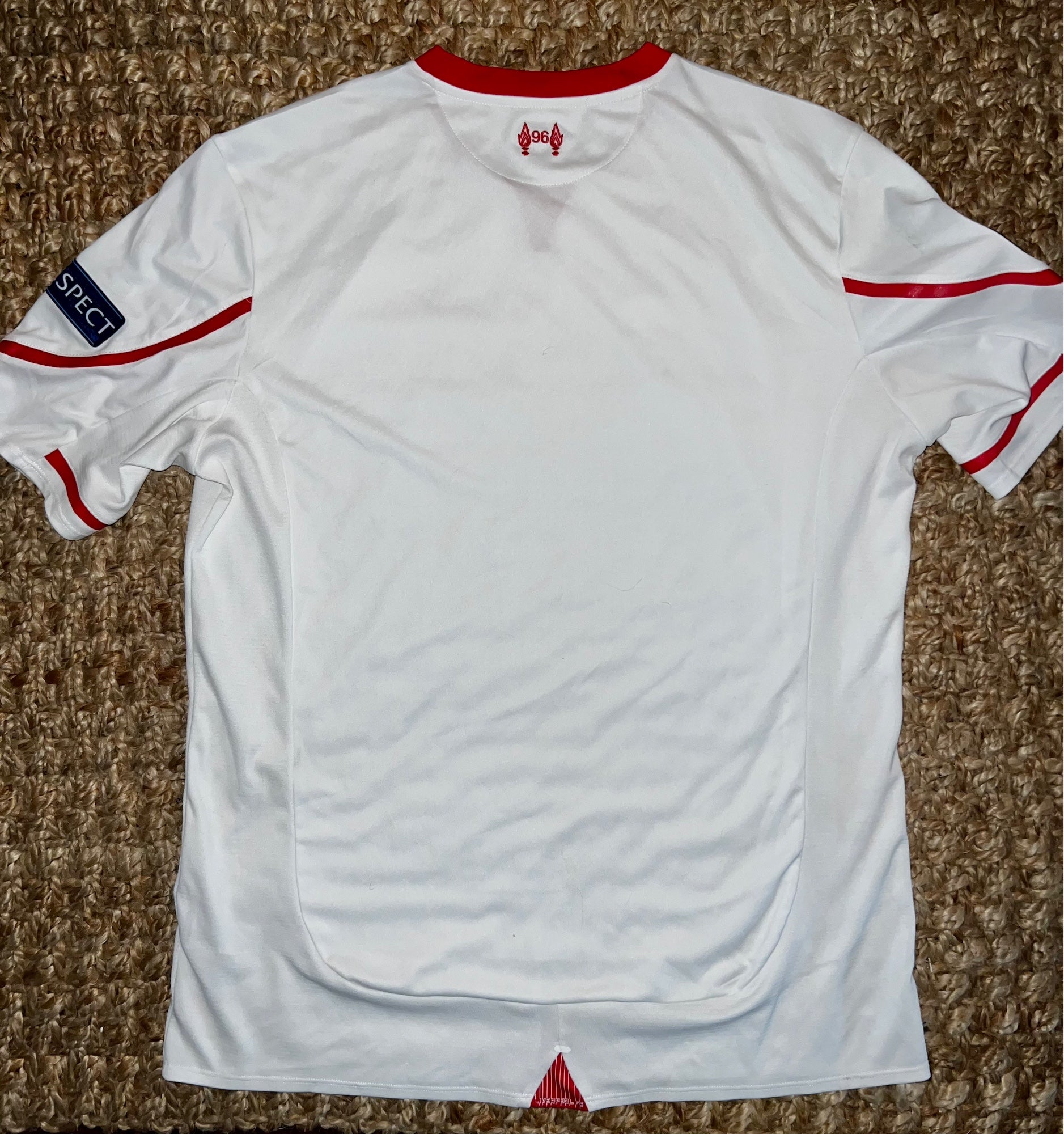 New Balance 15/16 Liverpool FC Away SS Jersey - White