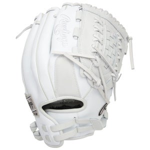 New Rawlings Liberty Advanced Fastpitch Glove 12.5" Rht White Silver #rla12518wss