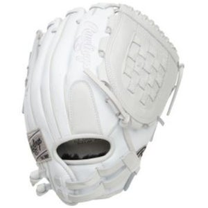 New Rawlings Liberty Advanced Fastpitch Glove 12" Rht White Silver #rla1203wss