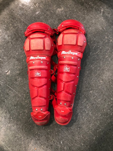 Used MacGregor B66 Catcher's Leg Guards