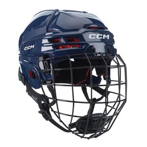 New Ccm Tacks 70 Helmet Combo Navy Small