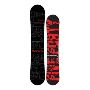 New 540 Blackdeck Snowboard Black Red 144cm
