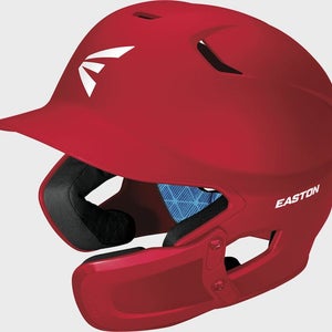 Easton Z5 2.0 Matte Batting Helmet W Jaw Guard Red Jr
