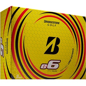 Bridgestone E6 Yellow Golf Balls - Dozen