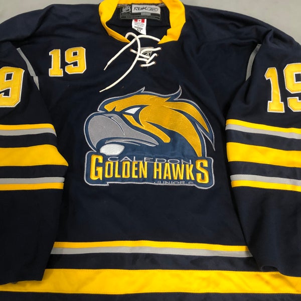Caledon Golden Hawks size 52 game jersey #19