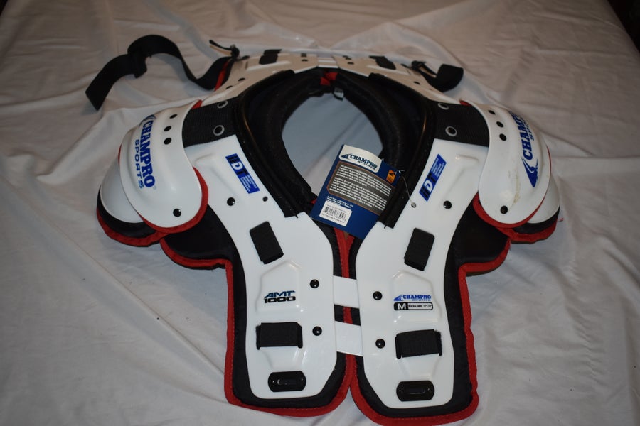 NEW - Champro AMT 1000 Football Shoulder Pads, Adult Medium (17-18)