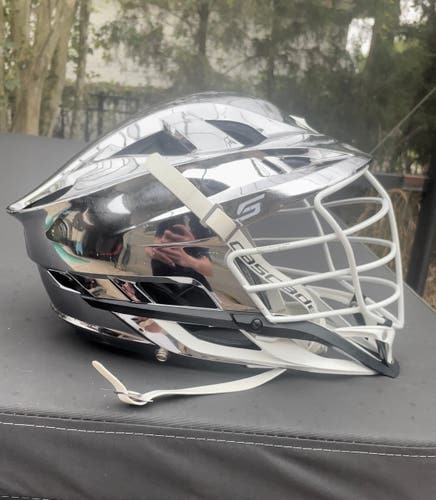 Platinum Chrome Cascade S Lacrosse Helmet
