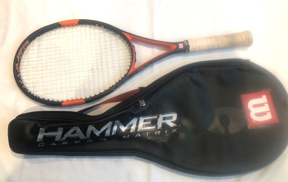 Wilson Hammer H Tour Carbon Matrix 95 4 1/2 Tennis Racquet w/Case