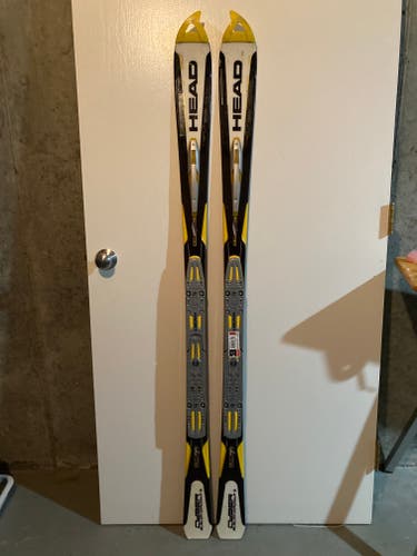 Used HEAD 160 cm Racing world cup T1 slalom with plate