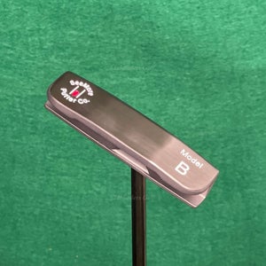 SeeMore Black Model B Milled 35" Center-Shaft Putter Golf Club W/ Headcover
