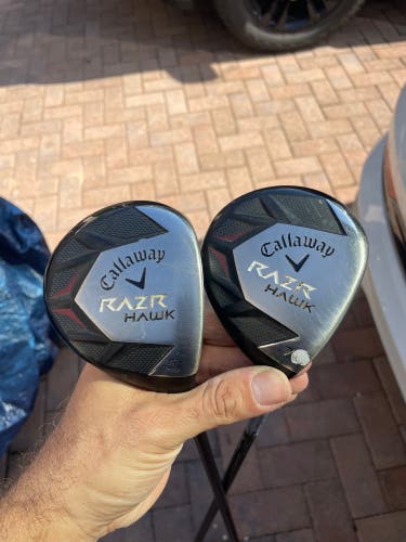 Callaway Razr Hawk 7 And 5 Fairway Wood In Right