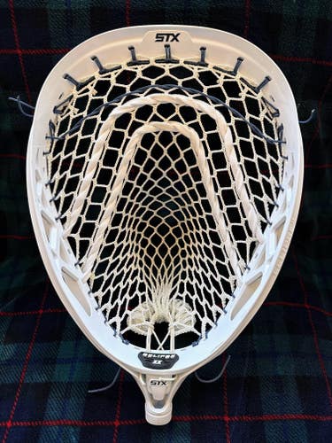 New Strung STX Eclipse 2 Goalie Head w/ The Mesh Dynasty (Concannon Replica)