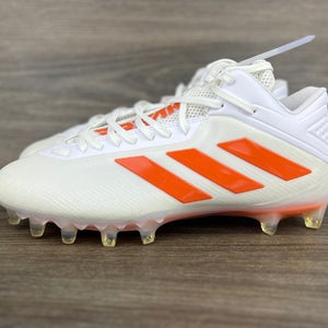 NEW Adidas SM Freak Mid Football Cleats White Orange FX1311 NEW Size 10.5