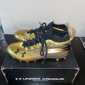 Gold Men's Molded Cleats Under Armour Cleats