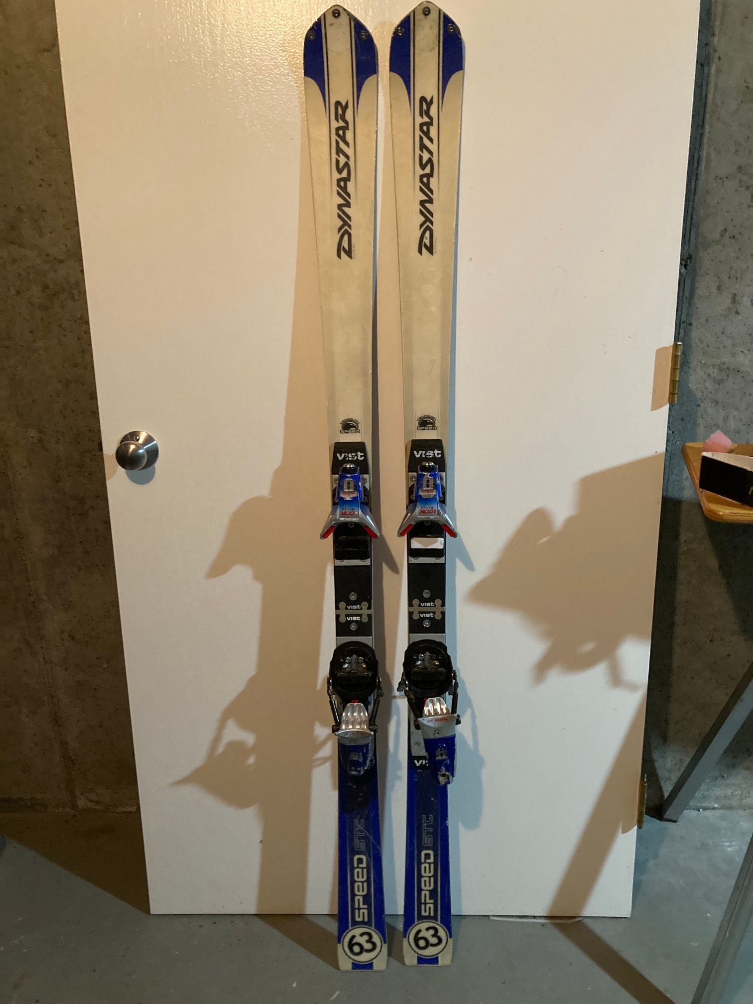 Used Men's Dynastar 162 cm Racing speed 63 STC Skis With Bindings