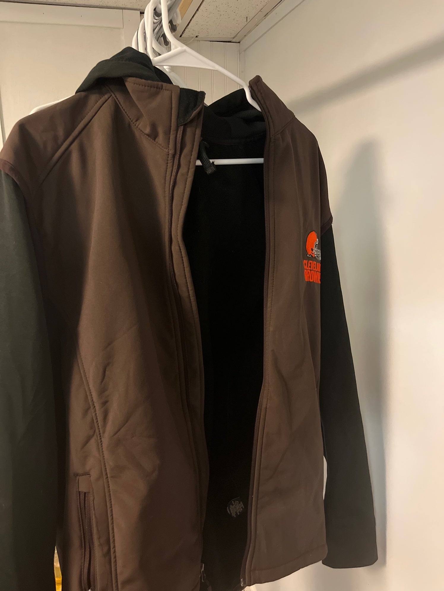 cleveland browns rain jacket