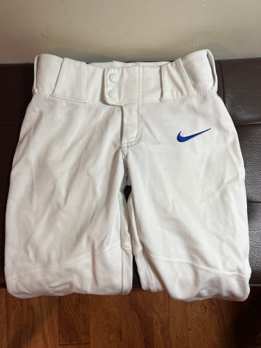 White Used XS Nike Game Pants
