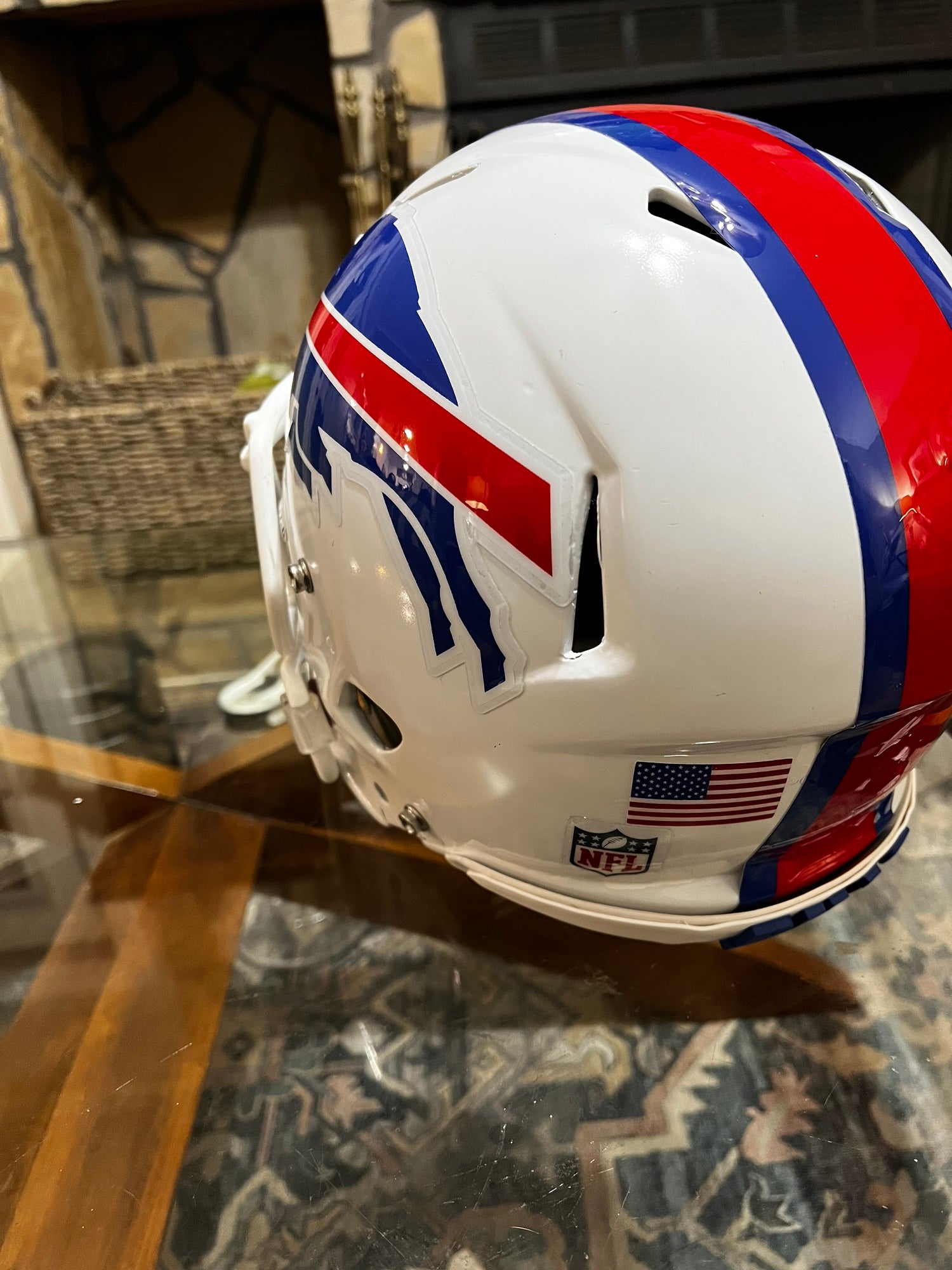 NFL BUFFALO BILLS X LARGE PENDANT/HELMET Buffalo ON THICK STAINLESS ST –  Samstagsandmore