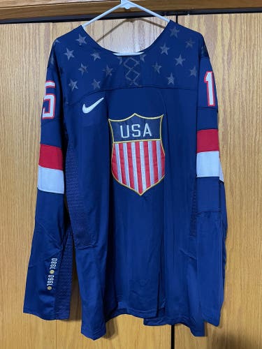 Used USA Olympic hockey jersey size large