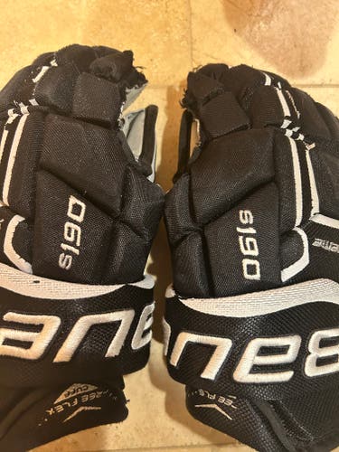 Used Bauer Supreme s190 Gloves 14"