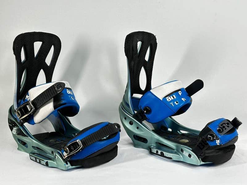 Size M (8-11) Burton Mission EST Mens Snowboard Bindings #163
