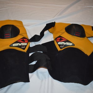 EVS Pastrana 199 Adult Motocross Knee/Shin Protection, Yellow/Black