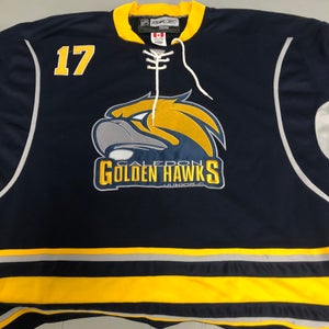 NEW Caledon Golden Hawks size 52 game jersey #17