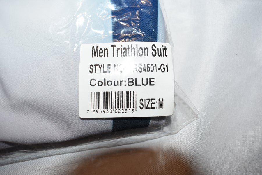 Triathlon Suit Man Silver Gray & Black