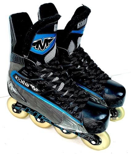 Mission Axiom T7 Inline Roller Hockey Skates Size 8E (9.5 Men US Shoe) Rink Rat