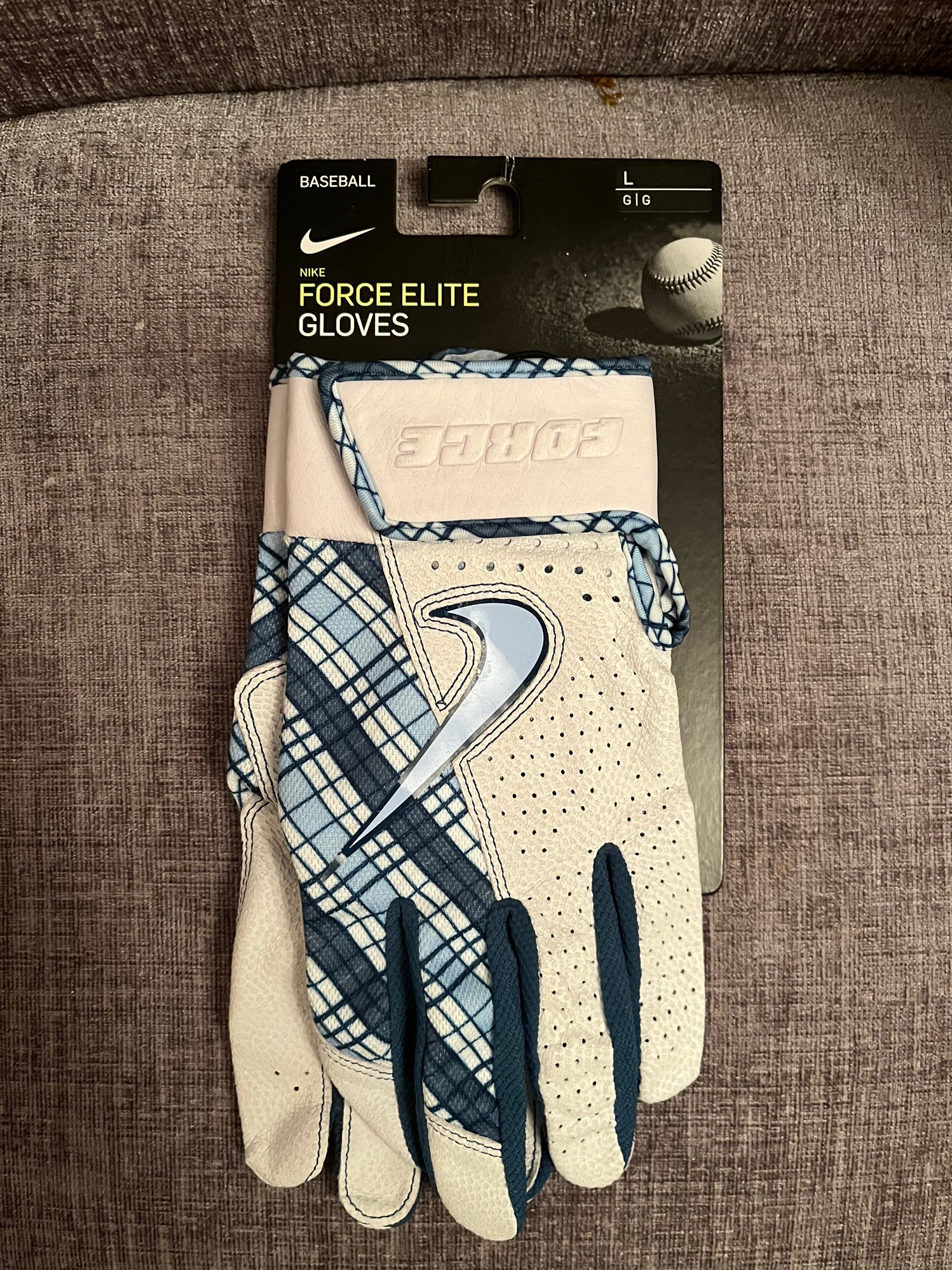 シリアルシール付 NIKE SWINGMAN Batting Gloves Size L - グローブ