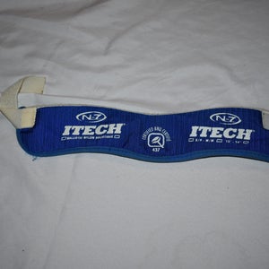 ITECH N7 Hockey Neck Throat Guard, Blue, (S-M) 10-14 inches