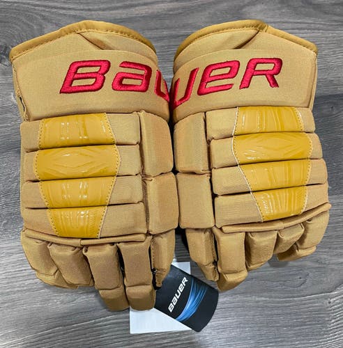New Pro Stock 14” Bauer Nexus Pro Series Gloves Boston University