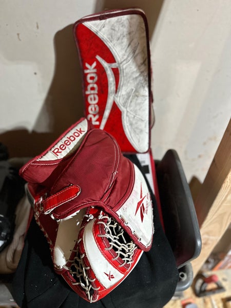 Reebok premiere 9k Sr goalie Glove and Blocker