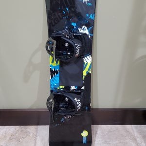 Used Kid's Small Morrow Snowboard Bindings Freestyle