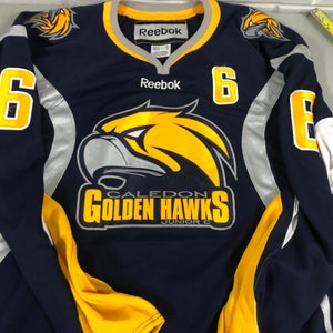 Caledon Golden Hawks XL game jersey #6