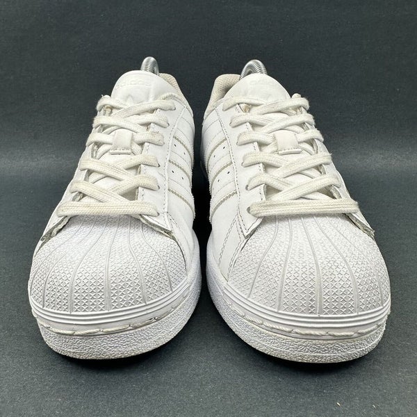 métrico gris Conveniente Adidas Originals Superstar All White Shoes B23641 Youth/Kids Size 6 Women's  7.5 | SidelineSwap
