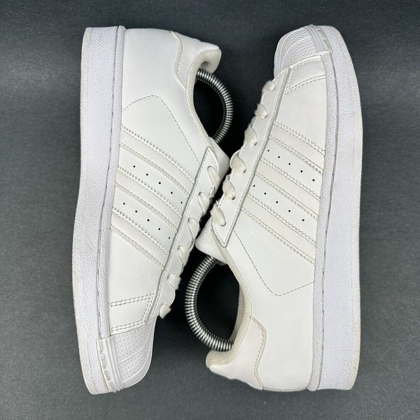 Zoologisk have Omsorg Tilslutte Adidas Originals Superstar All White Shoes B23641 Youth/Kids Size 6 Women's  7.5 | SidelineSwap