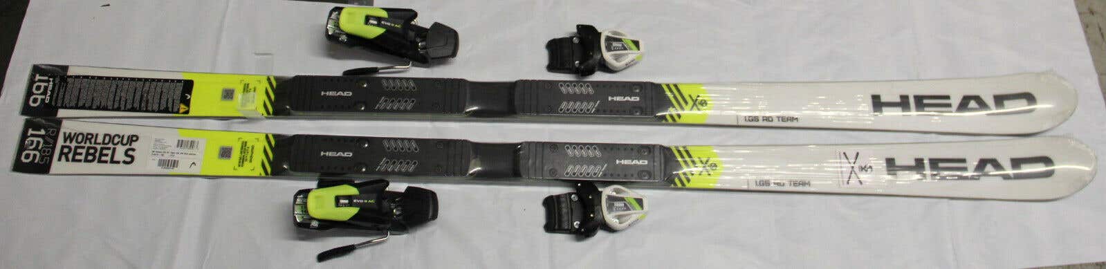 New HEAD WC Rebels skis iGS RD Team 166cm skis pair + bindings NEW