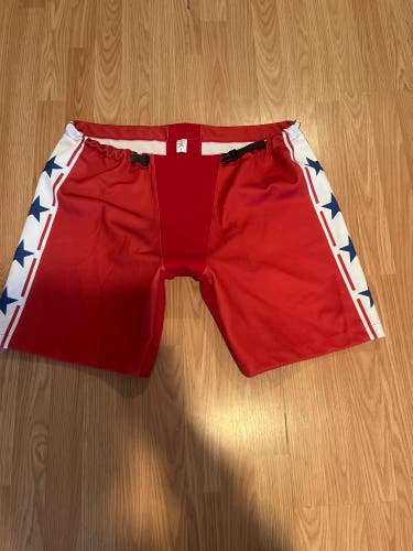 Red New 1980 Miracle On Ice Fantasey Camp Pant Shell