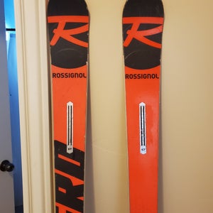 Used 170 cm Racing Rossignol Hero Skis Without Bindings