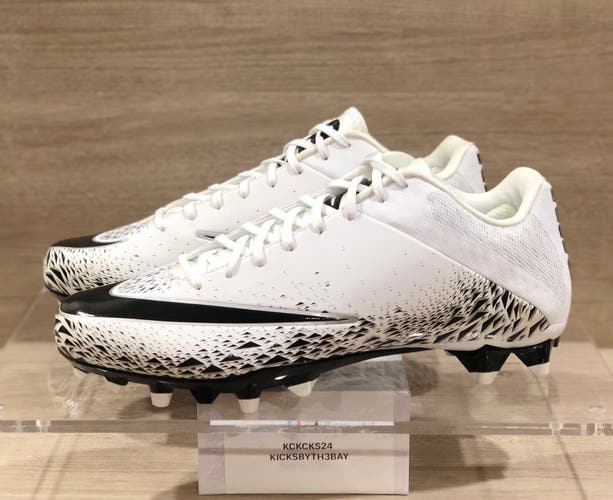 Nike Vapor Speed 2 TD CF Football Cleats White Black 833380-100 Mens size 12.5