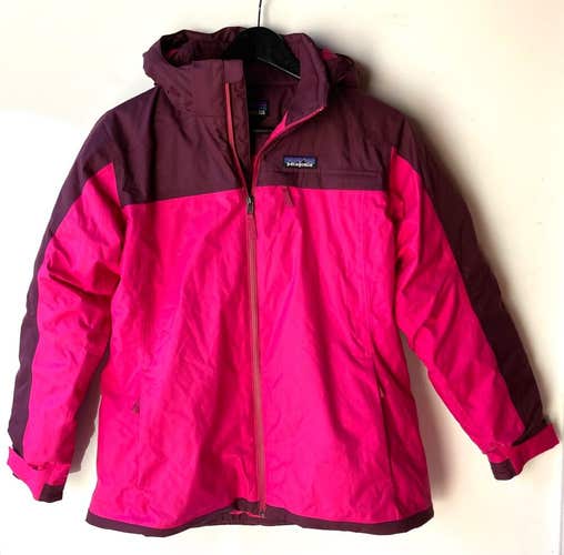 Patagonia Girl's Insulated Snowbelle Hooded Puffer Jacket Coat ~ Size XXL (16)