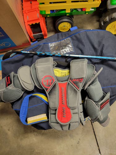 Used Large/Extra Large Warrior Ritual G4 Goalie Chest Protector