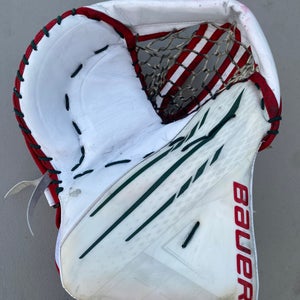 Bauer HyperLite Pro Stock Goalie FULL RIGHT Glove Minnesota WILD 3568